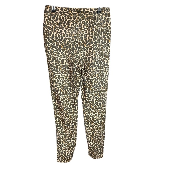 Free People Skinny Jeans Womens 25 Belle Leopard Animal Print Mob Wife Retro - Picture 2 of 4